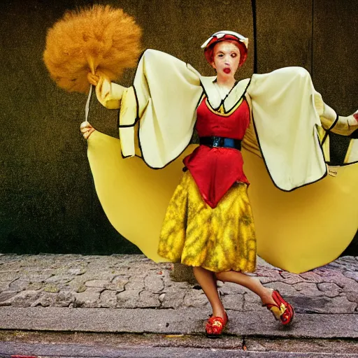 Prompt: elegant woman dressed up as pikachu art photo by Steve McCurry