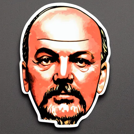 Image similar to sticker vladimir lenin