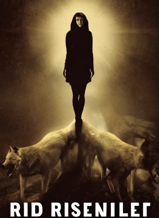 Image similar to ашдь raised by wolves alternative poster