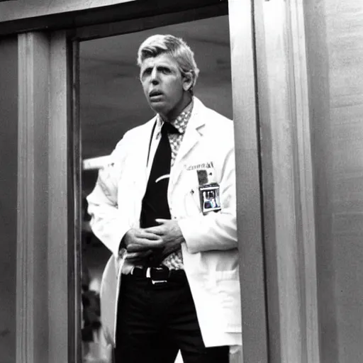 Image similar to bill parcells as doctor who, 1 9 7 0 s, wide shot