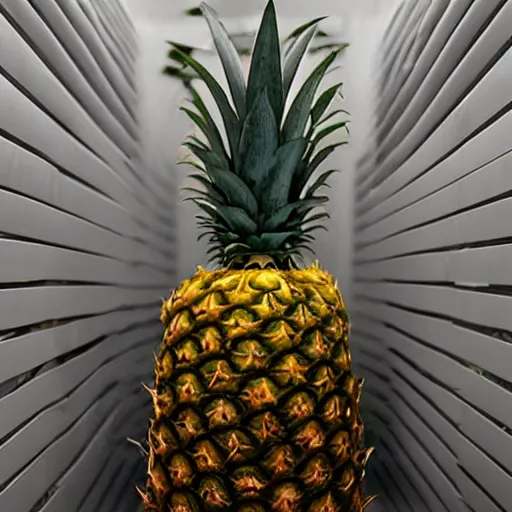 Prompt: a potal to the pineapple dimension entirely localized within my toilet, stunning photograph