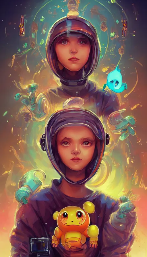 Image similar to lofi BioPunk Pokemon Charmander portrait Pixar style by Tristan Eaton_Stanley Artgerm and Tom Bagshaw,