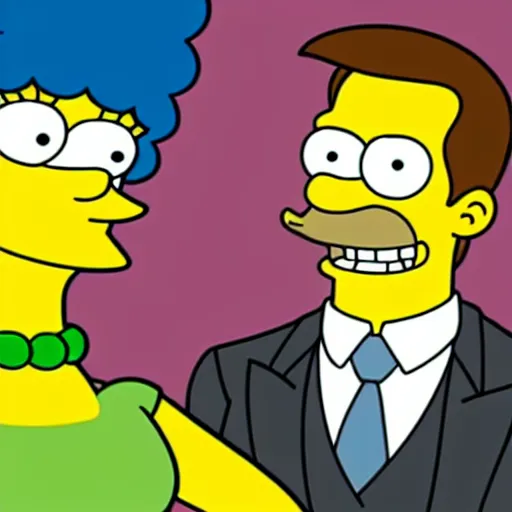 Image similar to Tom Cruise in The Simpsons
