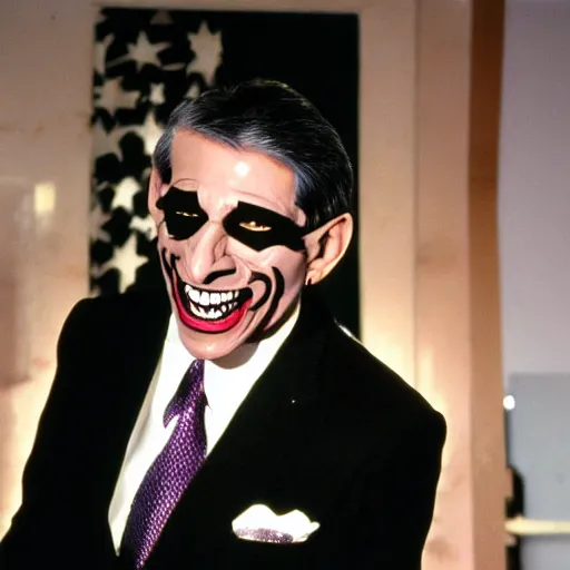 Image similar to Anthony Fauci as Jim Carey in the mask