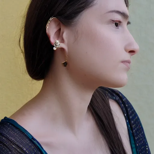 Prompt: Vemeer Pearl with a Girl Earring