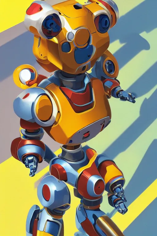 Image similar to metabots medabots medarotto medarot robot minimalist comics helmet mask neon cybereye, behance hd by jesper ejsing, by rhads, makoto shinkai and lois van baarle, ilya kuvshinov, rossdraws global illumination ray tracing hdr radiating a glowing aura