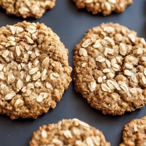 Prompt: apple made out of oatmeal cookies