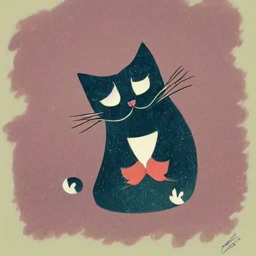 Image similar to cat by disney style, cute, illustration, digital art, concept art, most winning awards