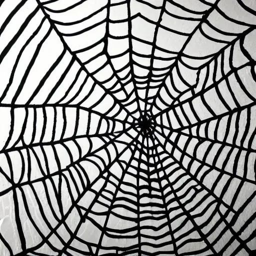 Image similar to sheep made of spyder web beautiful one line