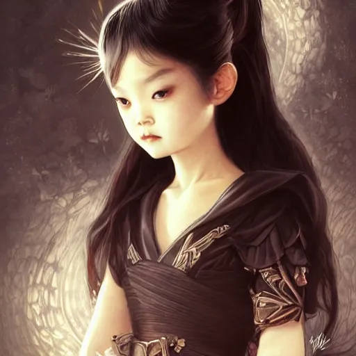 Prompt: Yui Mizuno from Babymetal, intricate, elegant, highly detailed, digital painting, artstation, character concept art, smooth, sharp focus, illustration, art by artgerm and greg rutkowski and alphonse mucha