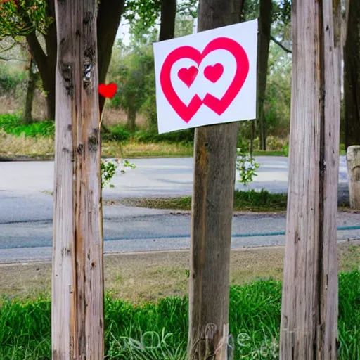 Image similar to a stop in the name of love sign, photograph