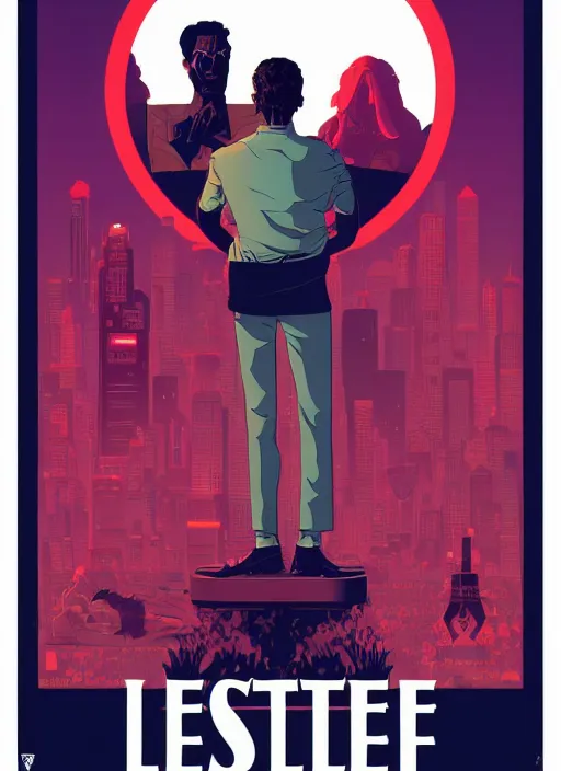 Prompt: poster artwork by Michael Whelan and Tomer Hanuka, The Less I Know The Better, clean