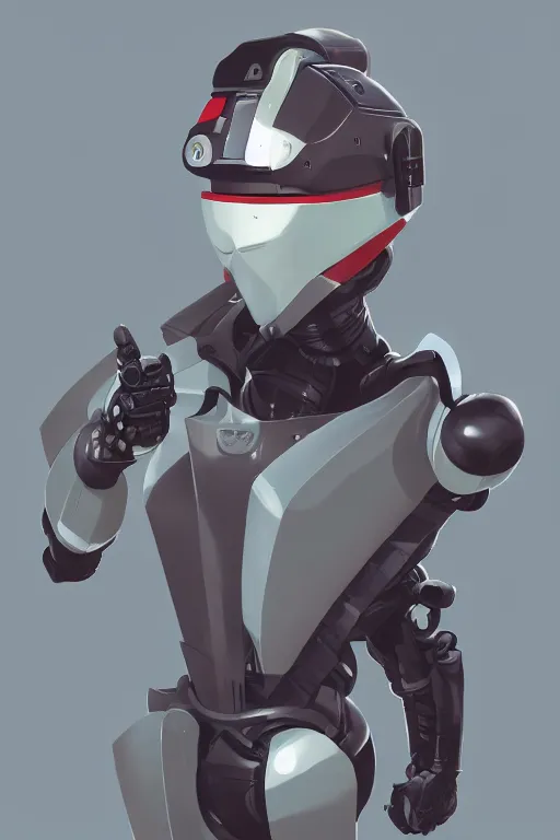 Image similar to robot ninja mask helmet metal gear solid training suit swat commando, aesthetic octane render, 8 k hd resolution, by ilya kuvshinov and cushart krentz and gilleard james, by carl warner and jim woodring, trending on artstation : 1. 5, sweet joy harmony color scheme