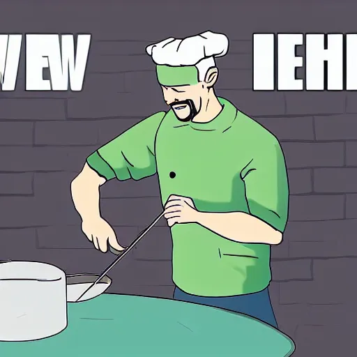 Image similar to wikihow artstyle how to cook meth