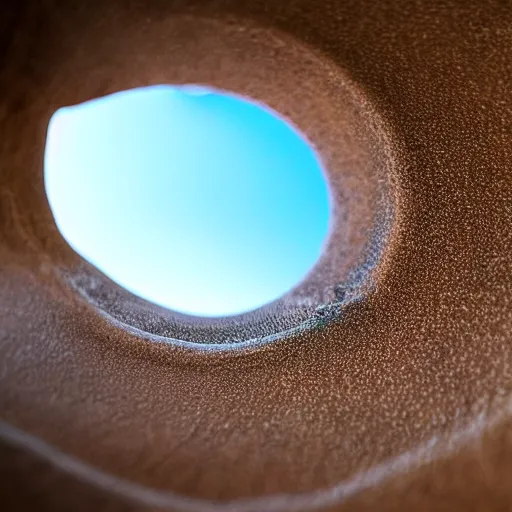 Image similar to dreamlike photo of an elephant trunk coming up the shower drain