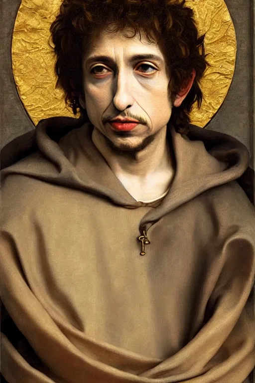 Image similar to renaissance painting of bob Dylan, emotions closeup, dressed in roman clothes, ultra detailed, made in bronze, art by Guido Reni style, Vincenzo Catena style
