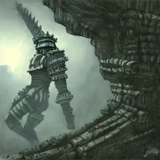 Shadow of the Colossus Concept Art & Characters