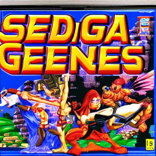 Image similar to sega genesis video game