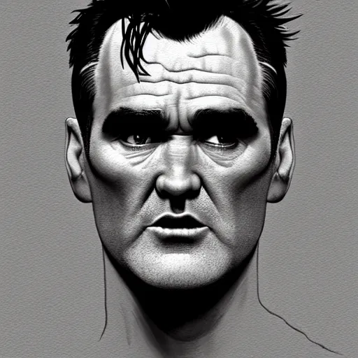 Prompt: side view of morrissey as a zombie with cuts and with a large quiff and thick eyebrows and warm brown lighting, 7 days to die zombie, realistic proportions, fine art, award winning, intricate, elegant, sharp focus, cinematic lighting, digital painting, 8 k concept art, art by brom, art by michael hussar, 8 k