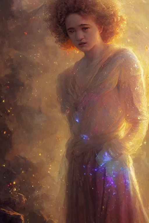 Prompt: julia garner as doctor who, radiant light, caustics, heroic, bright iridescent light, by gaston bussiere, bayard wu, greg rutkowski, maxim verehin bloom dramatic lighting