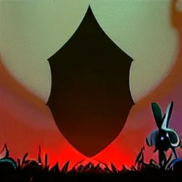 Image similar to cover art for hollow knight. Ominous. High detail. No text. Red. Bright Colors. nightmare king grimm. Sharp. 4K 8K. Detailed shapes.