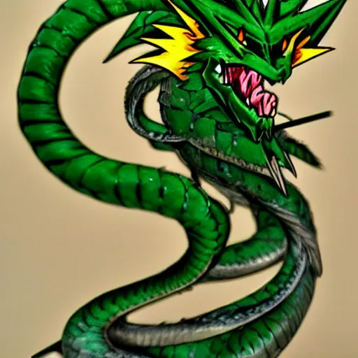 Image similar to green dragon, yugioh style