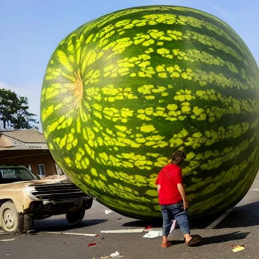 OMG! Found Giant Watermelon on Google Earth