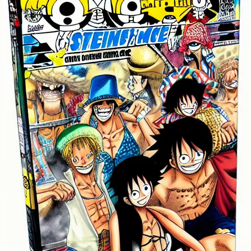 Image similar to one piece comic stripe