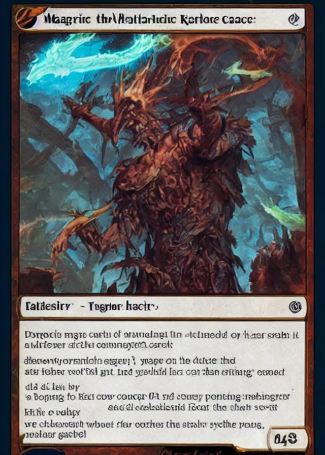 Image similar to official magic the gathering card scan