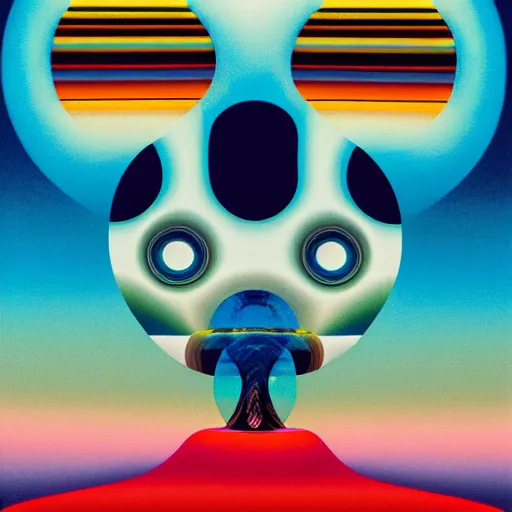 Prompt: endless by shusei nagaoka, kaws, david rudnick, airbrush on canvas, bauhaus, surrealism, neoclassicism, renaissance, hyper realistic, pastell colours, cell shaded, 8 k - h 7 0 4