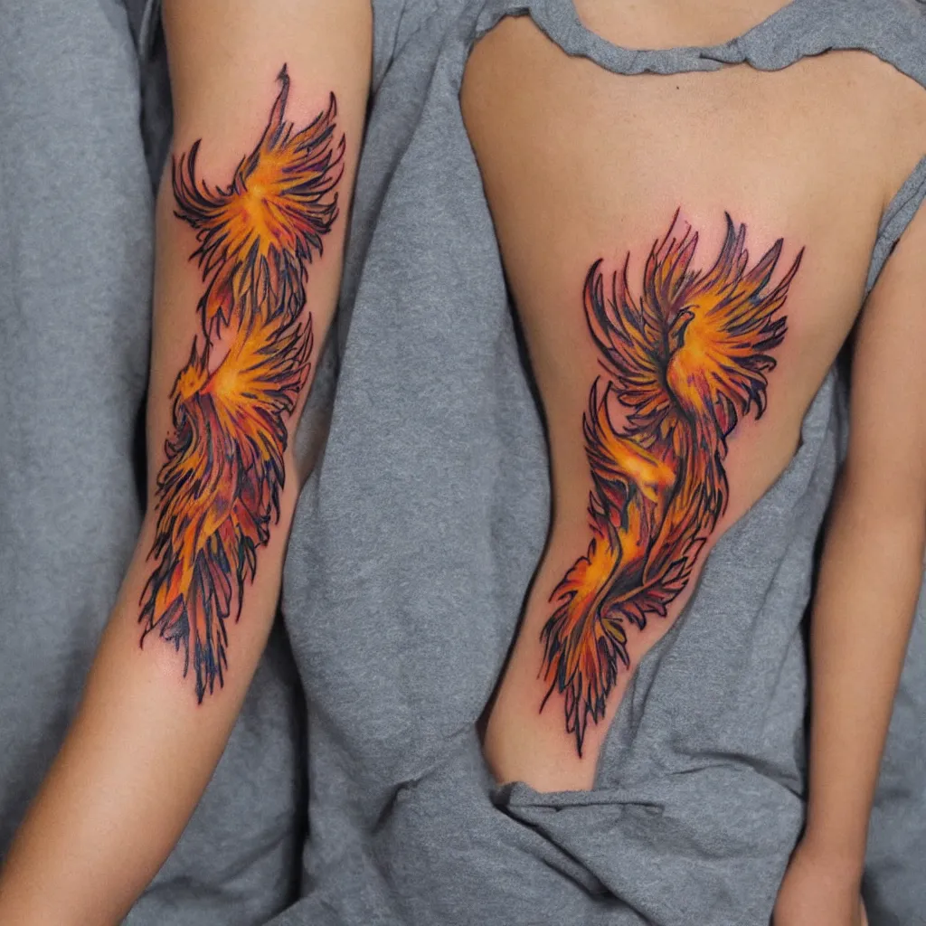 Color phoenix tattoo - Avantgarde Tattoo Barcelona