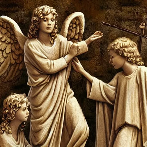 Image similar to biblically accurate angels