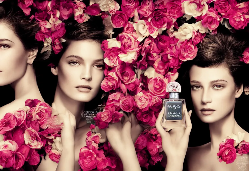 Prompt: portrait fragrance packshot by salgado, highly detailed, fashion