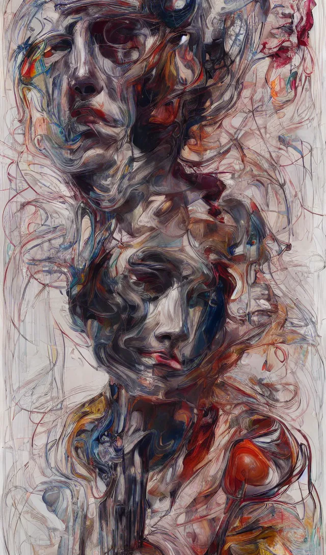 Image similar to it is only with the heart that one can see rightly ; what is essential is invisible to the eye. full body by jenny saville, scifi, neo - gothic, intricate, rich deep colors. part by james jean, part by adrian ghenie and gerhard richter.