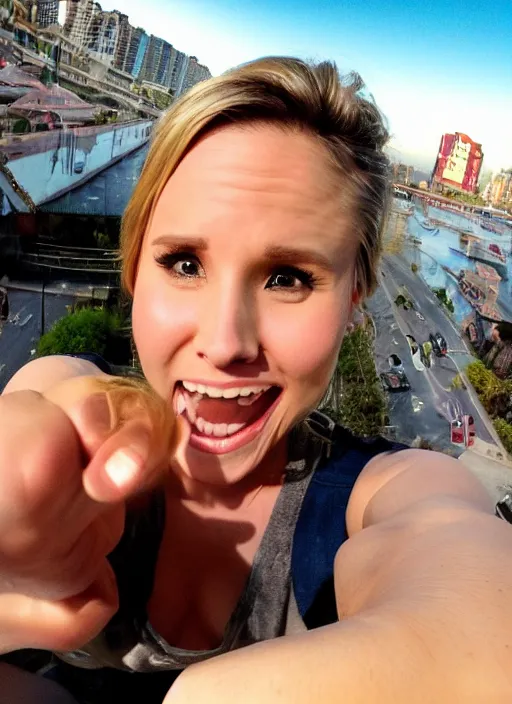 Image similar to pov, first - person - view, pov of a date with kristen bell