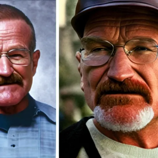 Image similar to robin williams as walter white elementary school