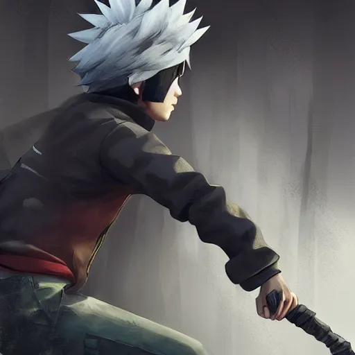 Prompt: kakashi, style game square enix life is strange remake, trending on artstation, painted by greg rutkowski, render with game the last of us parte ii details