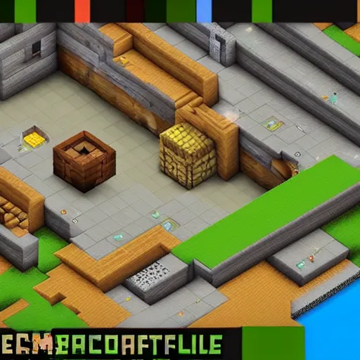 Image similar to the most aesthetically pleasing Minecraft fallout shelter, rtx on, high resolution, gaming