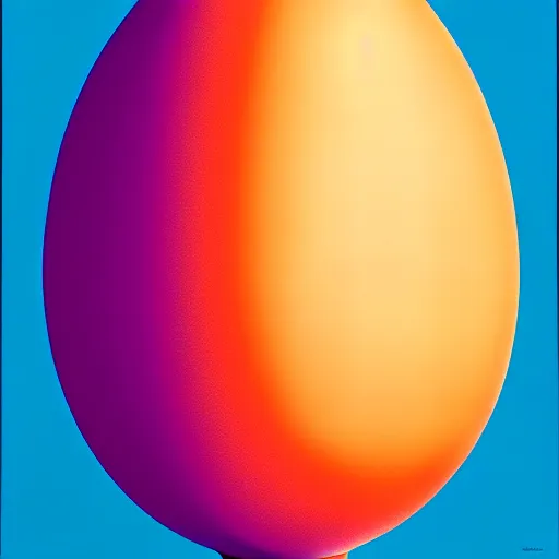 Image similar to egg by shusei nagaoka, kaws, david rudnick, airbrush on canvas, pastell colours, cell shaded, 8 k