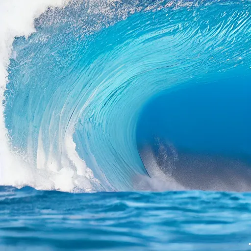 Image similar to detailed photo of a tunnel wave at teahupo'o