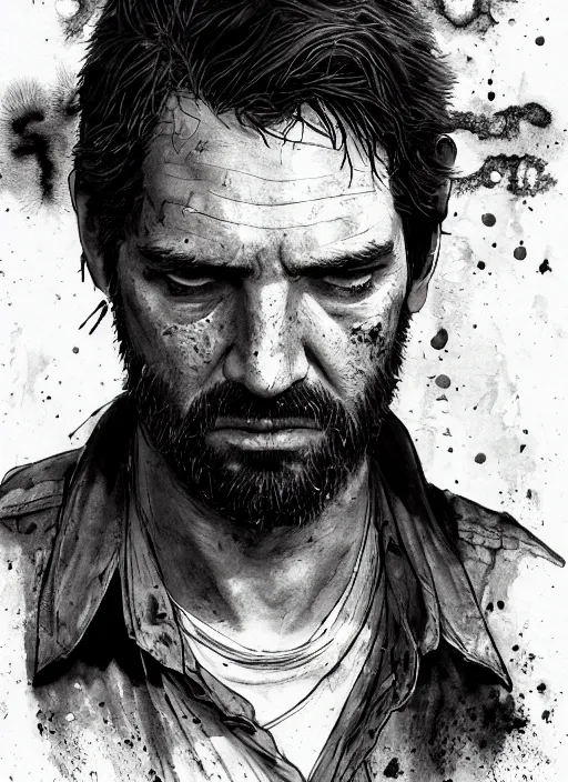 Image similar to portrait, Gabriel Boric in the Last of Us universe, watercolor, dramatic lighting, cinematic, establishing shot, extremely high detail, foto realistic, cinematic lighting, pen and ink, intricate line drawings, by Yoshitaka Amano, Ruan Jia, Kentaro Miura, Artgerm, post processed, concept art, artstation, matte painting, style by eddie mendoza, raphael lacoste, alex ross