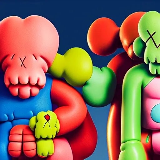 Prompt: new kaws collection