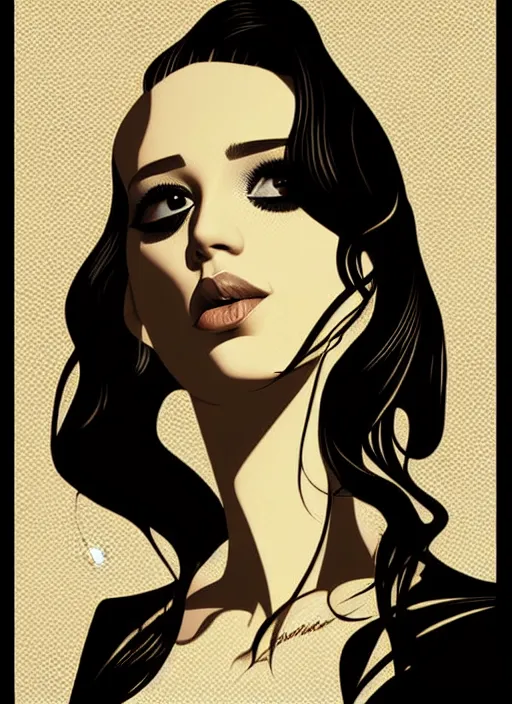 Image similar to silhouette of spanish singer camaron, vector art style, full shot, intricate, elegant, highly detailed, digital art, ffffound, art by jc leyendecker and sachin teng