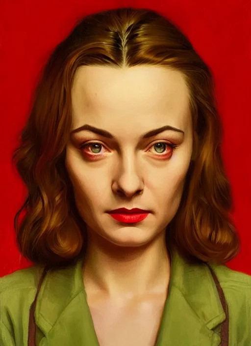 Image similar to twin peaks movie poster art, portrait of jaeda lily miller, from scene from twin peaks, clean, simple illustration, nostalgic, domestic, highly detailed, digital painting, artstation, concept art, smooth, sharp focus, illustration, artgerm, donato giancola, joseph christian leyendecker, wlop