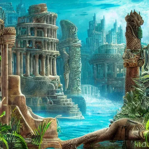 Image similar to lost city of atlantis