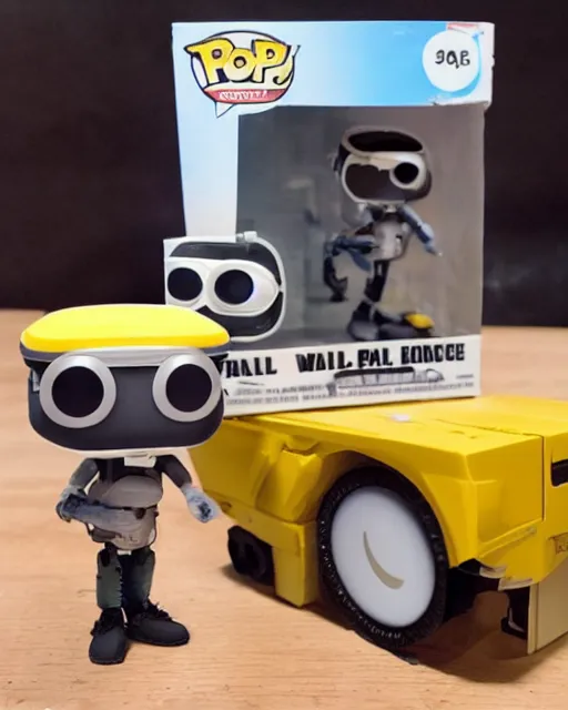 Image similar to Wall-E Funko Pop with package