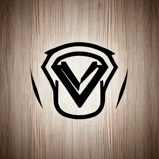 Prompt: woodworking, maker, vector logo, flat, logo