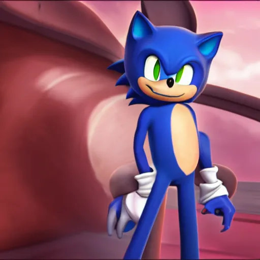 Image similar to A high-quality visual novel of Rose from Sonic