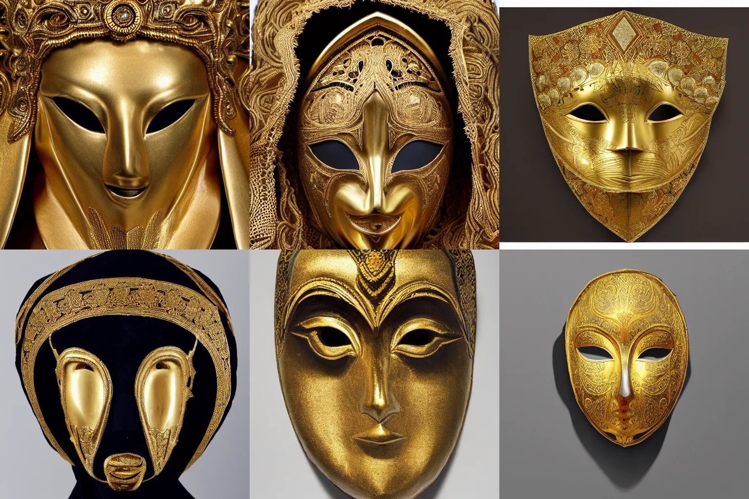 Prompt: artwork of a golden beaked mask and dark hood | intricate | high detail | baroque |