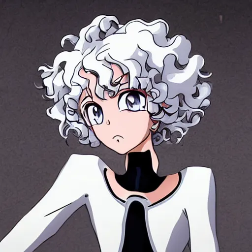 Prompt: Dramatic portrait of Neferpitou.